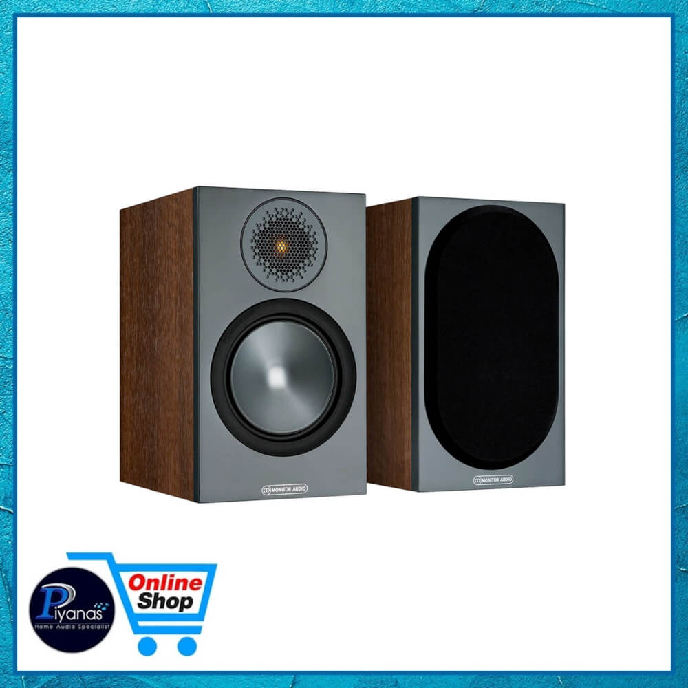 ลำโพงบุ๊คเชล์ฟ MONITOR AUDIO : BRONZE-50 6G (สีวอลนัท) 